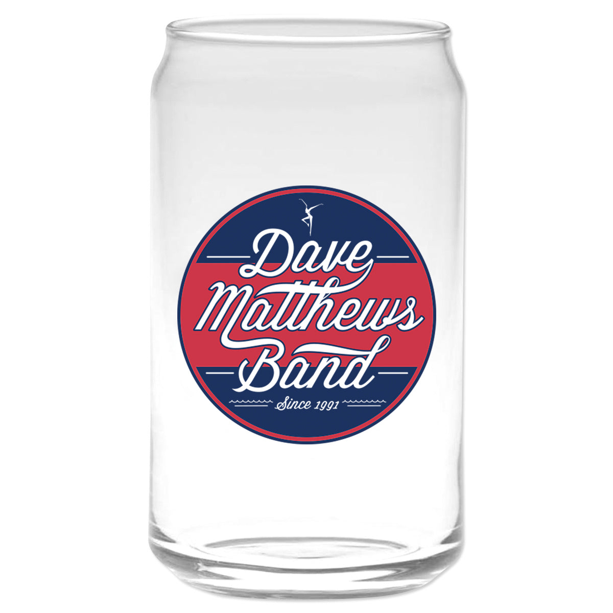 DMB 16oz Circle Logo Beer Can Glass