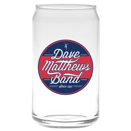 DMB 16oz Circle Logo Beer Can Glass