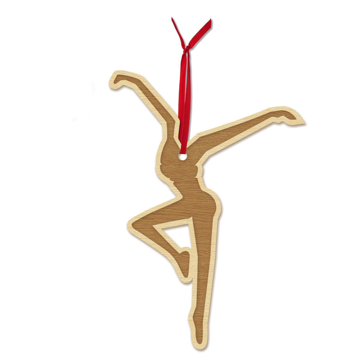 Firedancer Wooden Ornament
