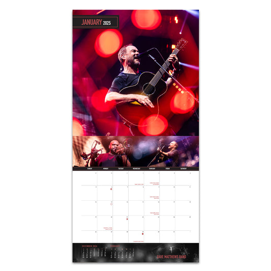 Dave Matthews Band 2025 Calendar