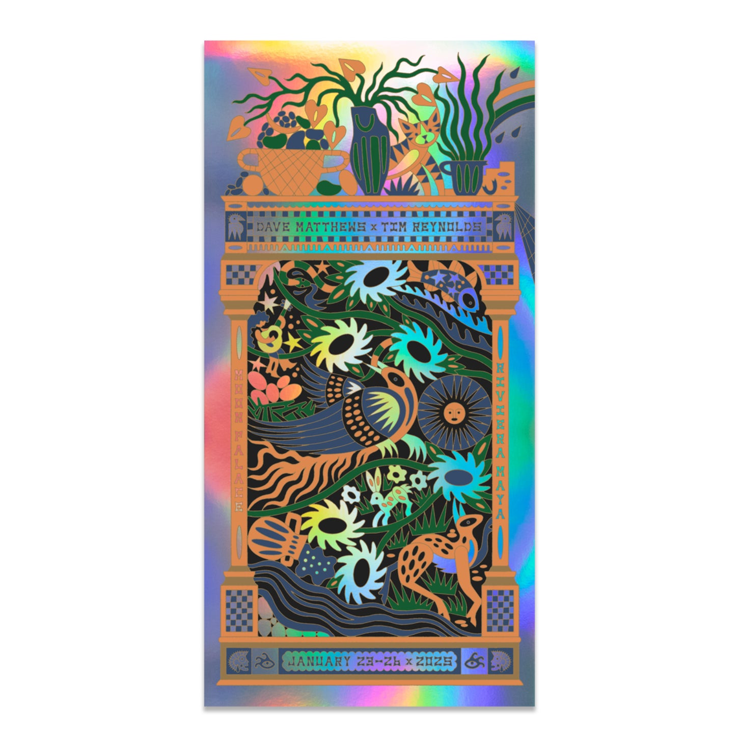 Dave & Tim 2025 Event Poster - Triptych N1 Panel FOIL Variant