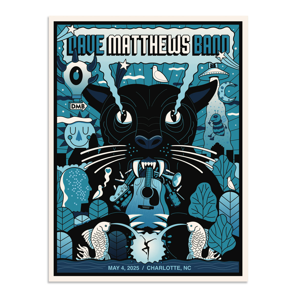 DMB Event Poster Charlotte, NC 5/4