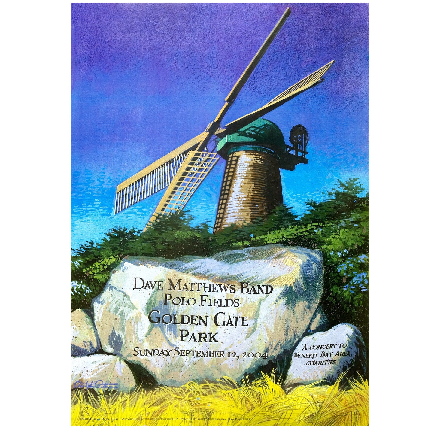 DMB Golden Gate Park Event Poster