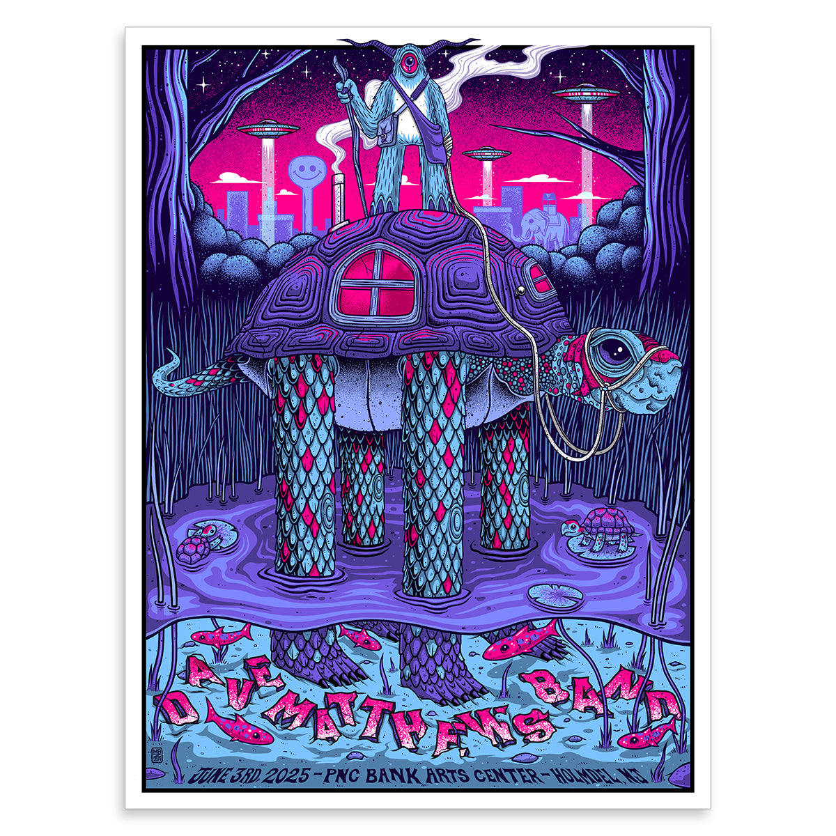 DMB Show Poster Holmdel, NJ 06.3.2025