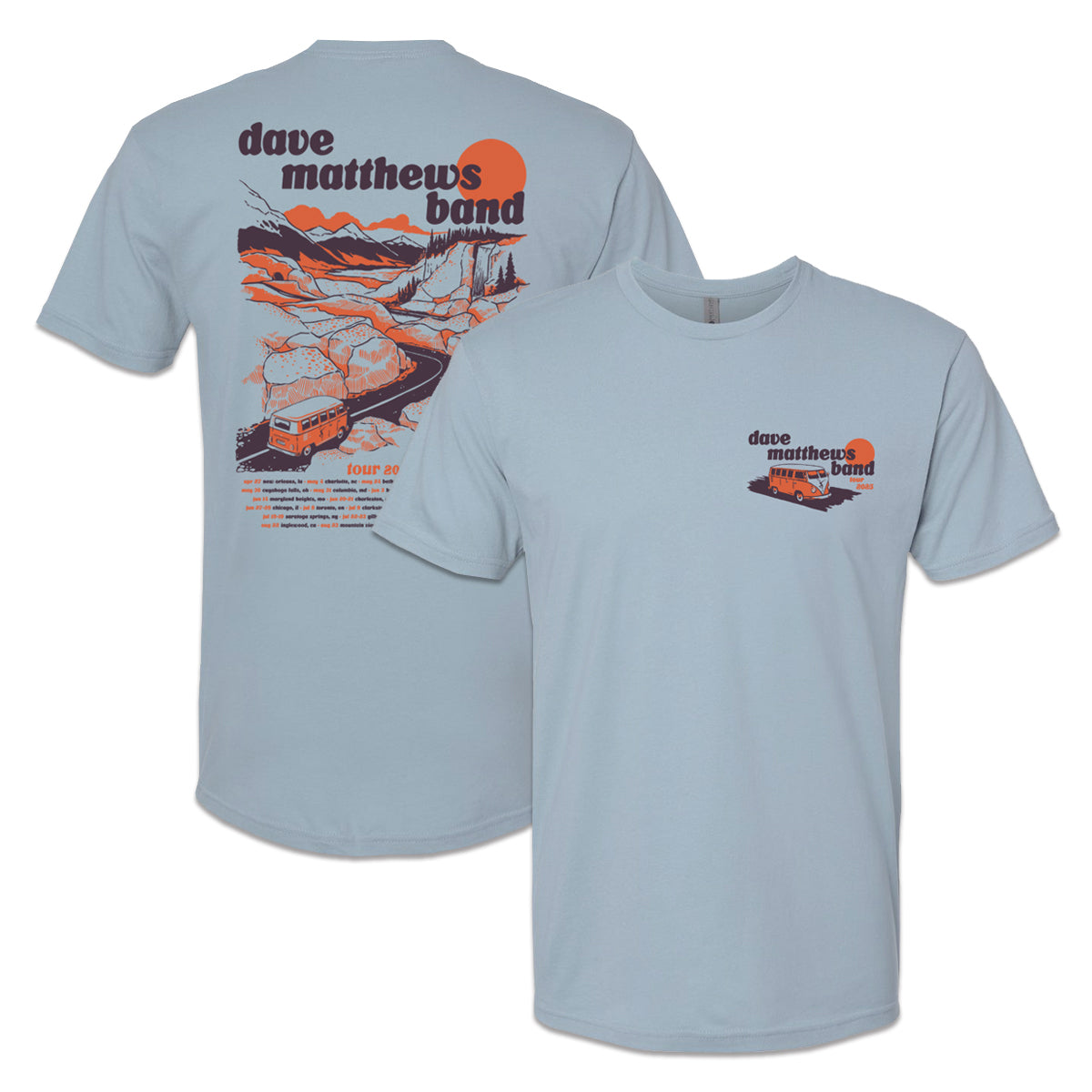 Dave Matthews Band 2025 Summer Tour Tee