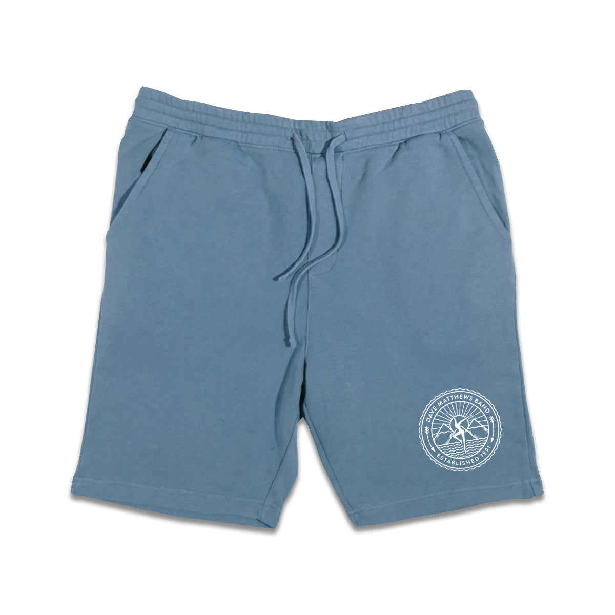 Firedancer Pigment-Dyed Fleece Shorts - Slate Blue