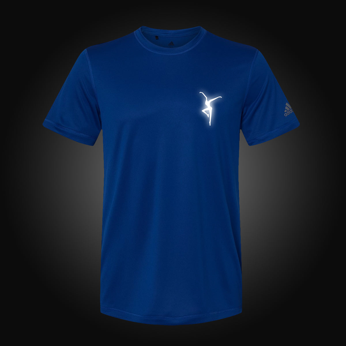 Reflective Firedancer Adidas Sport Shirt - Blue