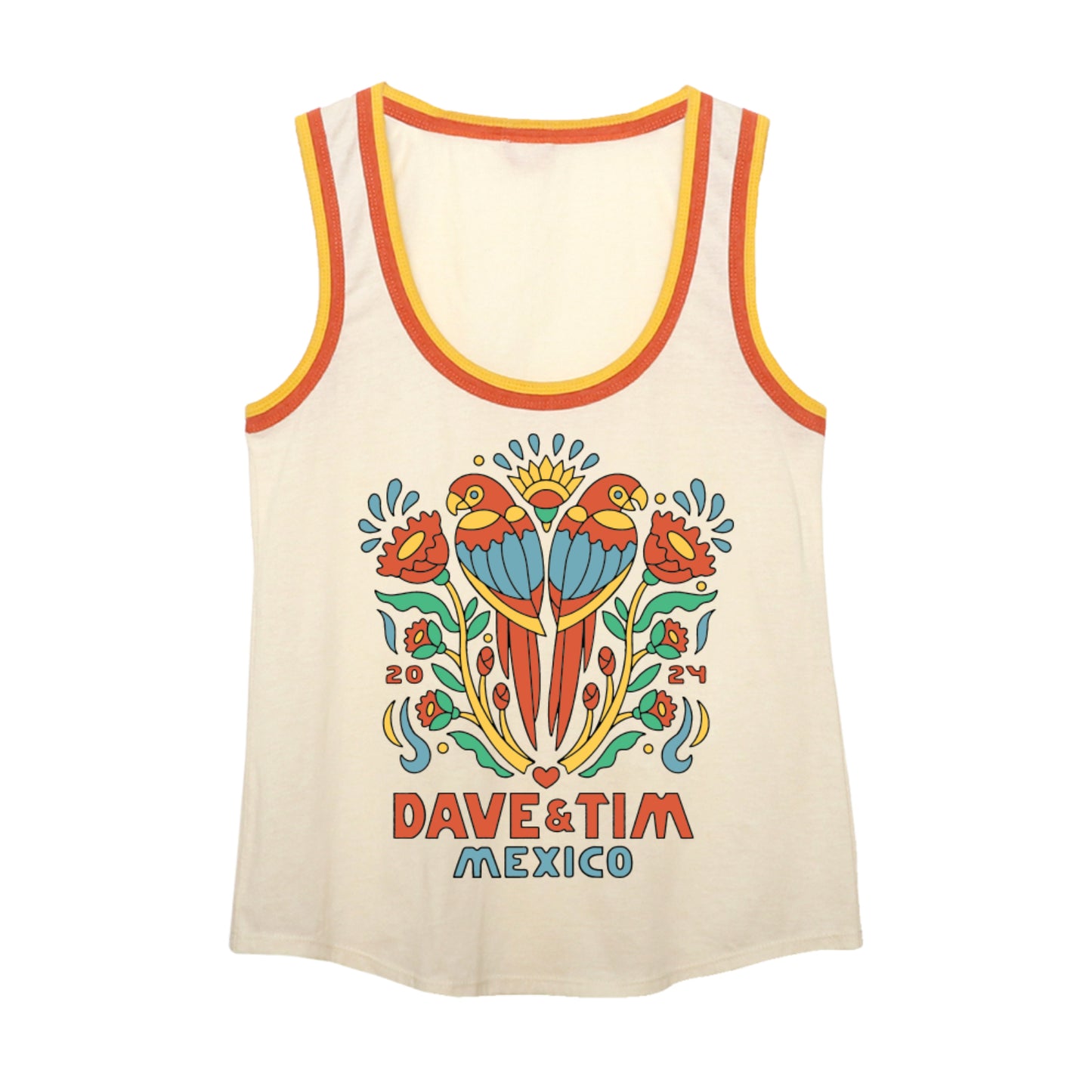 Dave & Tim 2024 Parrot Ringer Women's Tank