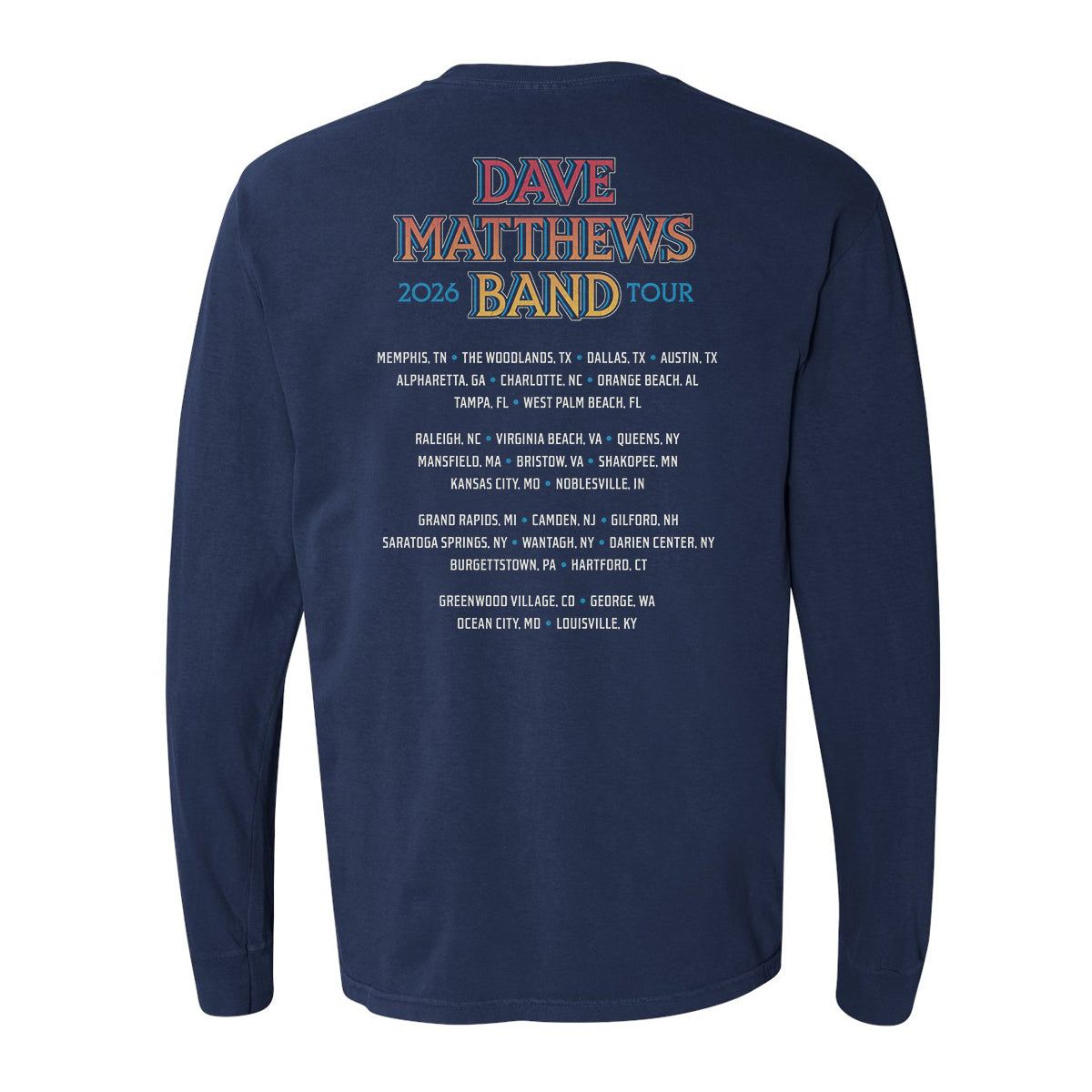 2026 Tour Long Sleeve Tee