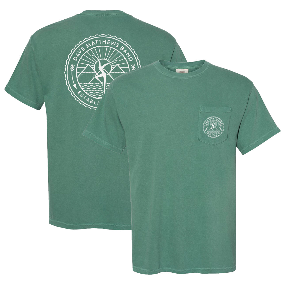 Pigment Dye Firedancer Pocket Tee – DMB – Dave Matthews Band