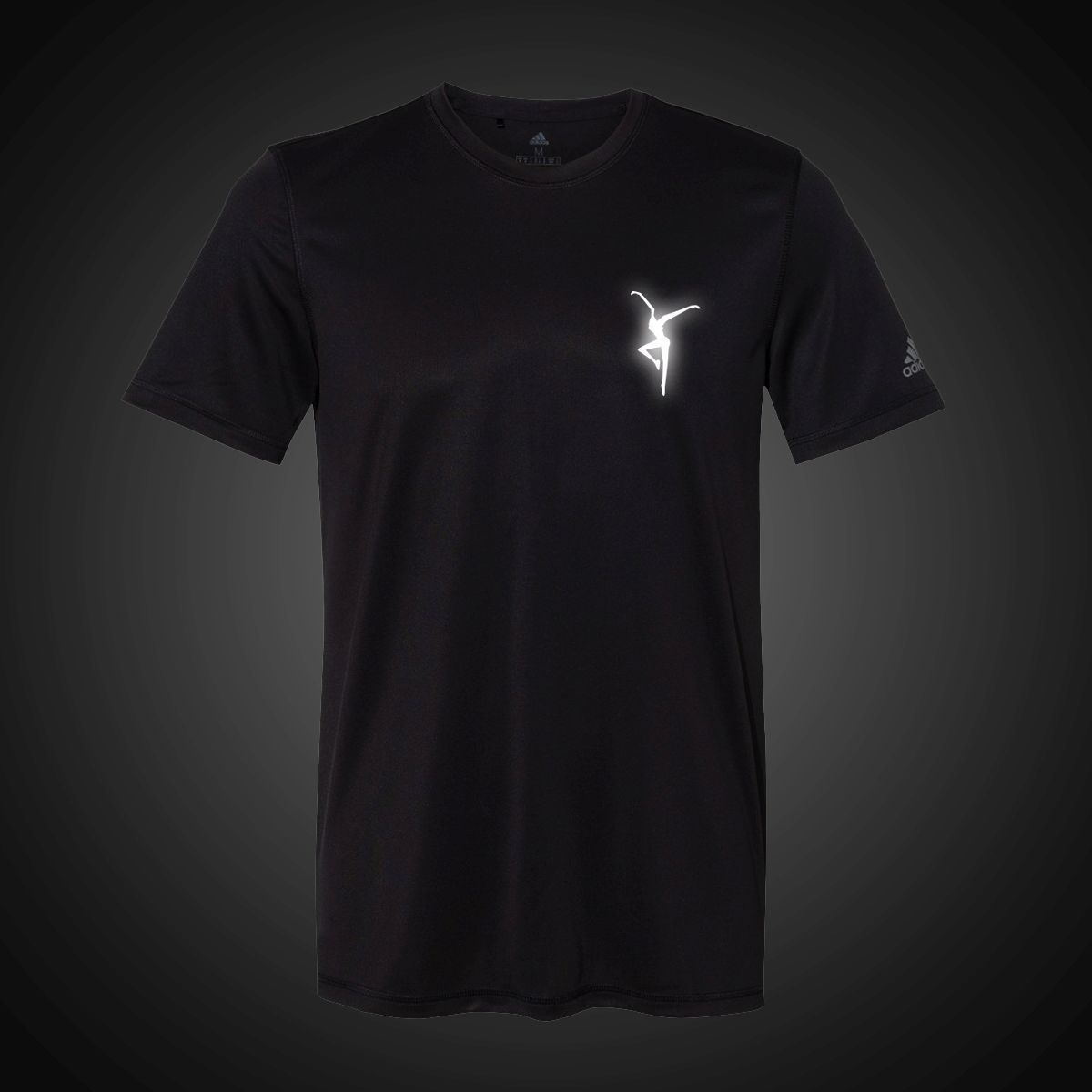 Reflective Firedancer Adidas Sport Shirt - Black