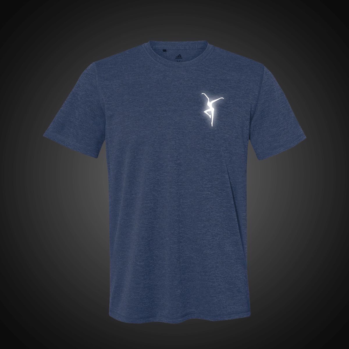 Reflective Firedancer Adidas Sport Shirt - Blue