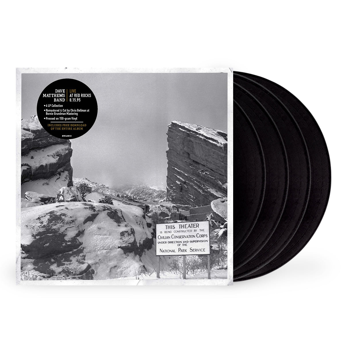 DMB - Live At Red Rocks Vinyl - 08/15/1995 – Dave Matthews Band