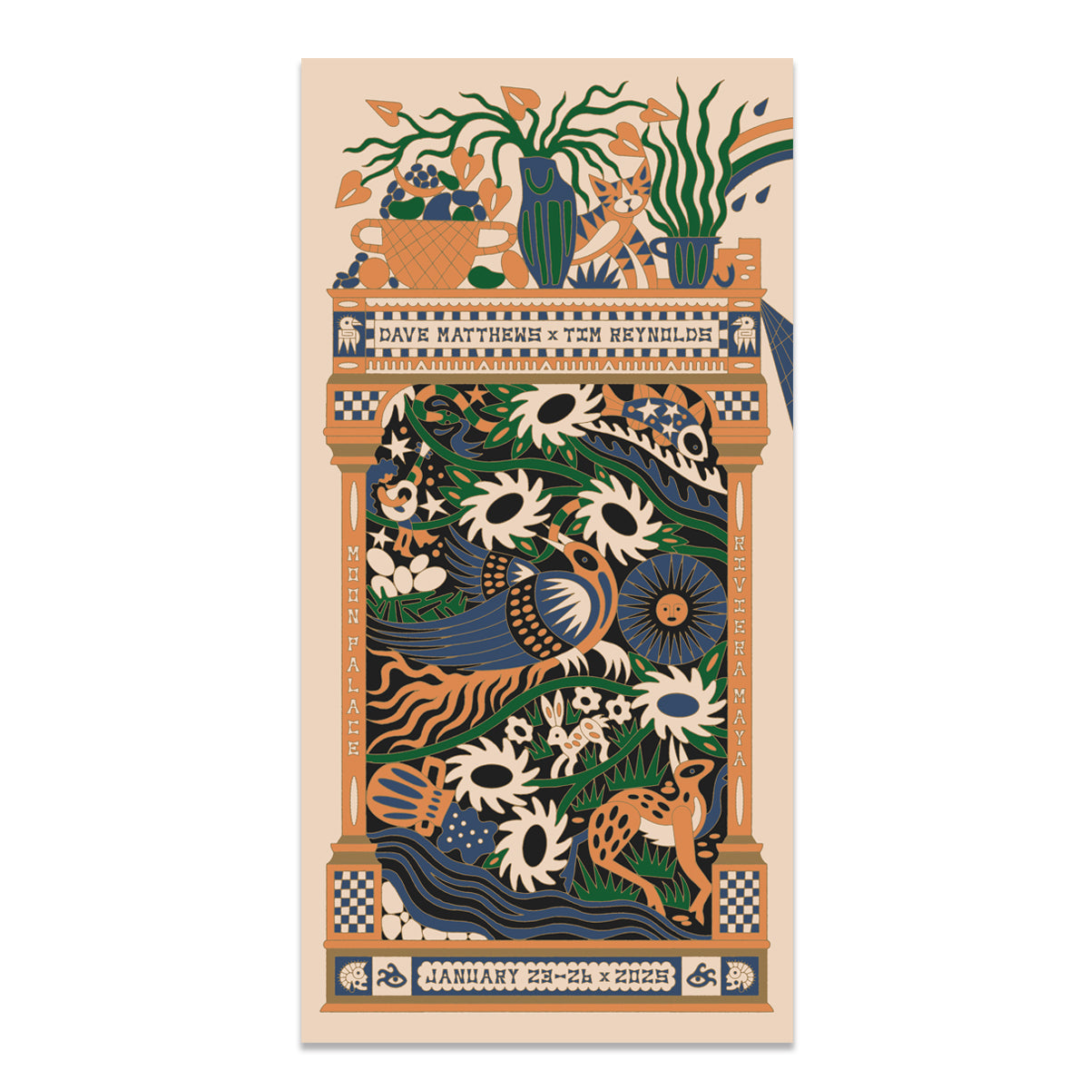 Dave & Tim 2025 Event Poster - Triptych N1 Panel – Dave Matthews Band