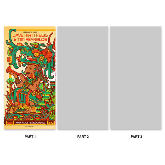 Dave & Tim 2023 Event Poster - Triptych N1 Panel