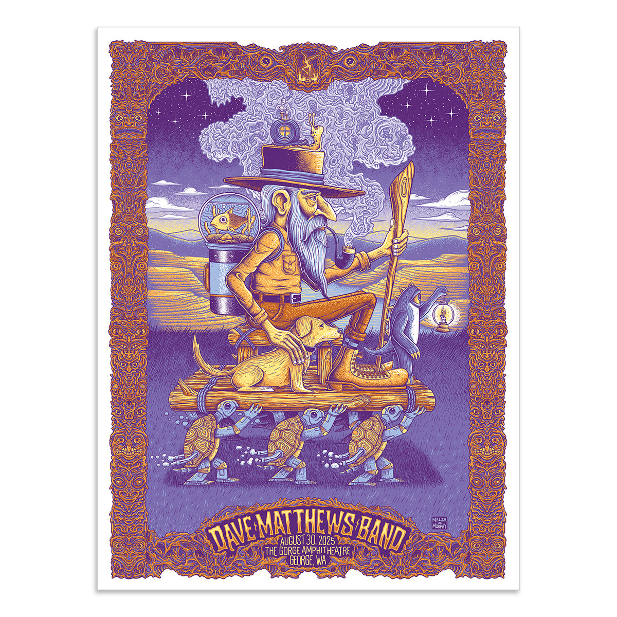 DMB Show Poster George, WA 08.30.2025