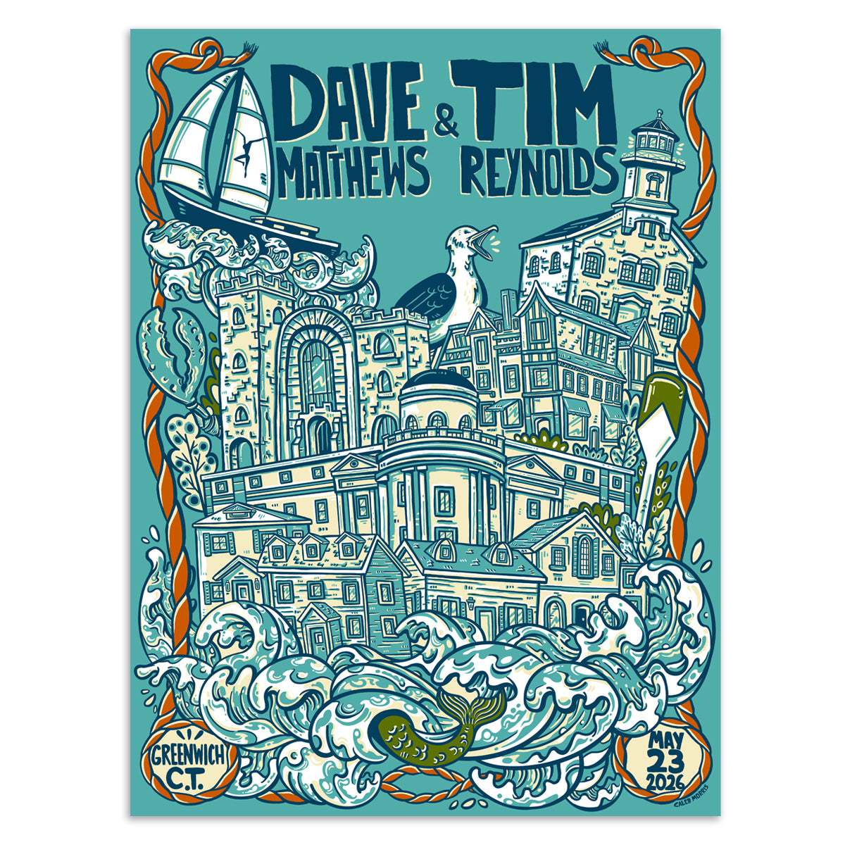 DMB Show Poster Greenwich, CT 05/23/2026