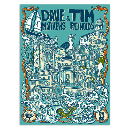 DMB Show Poster Greenwich, CT 05/23/2026