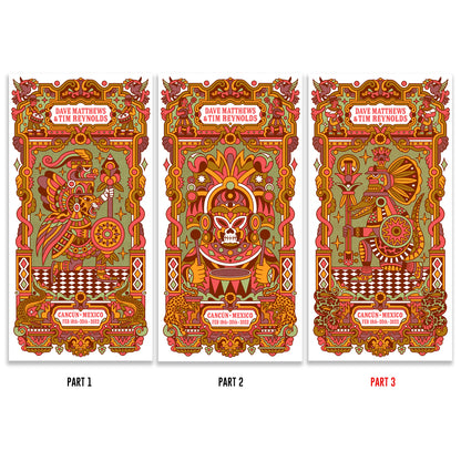 Dave & Tim 2022 Event Poster - Triptych N3 Panel