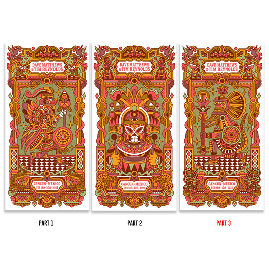 Dave & Tim 2022 Event Poster - Triptych N3 Panel