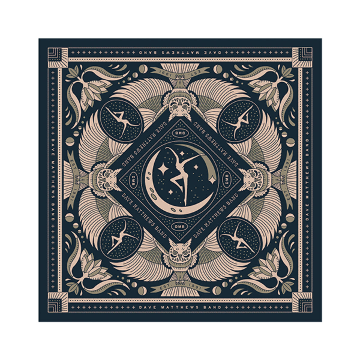 DMB Moon Owl Bandana