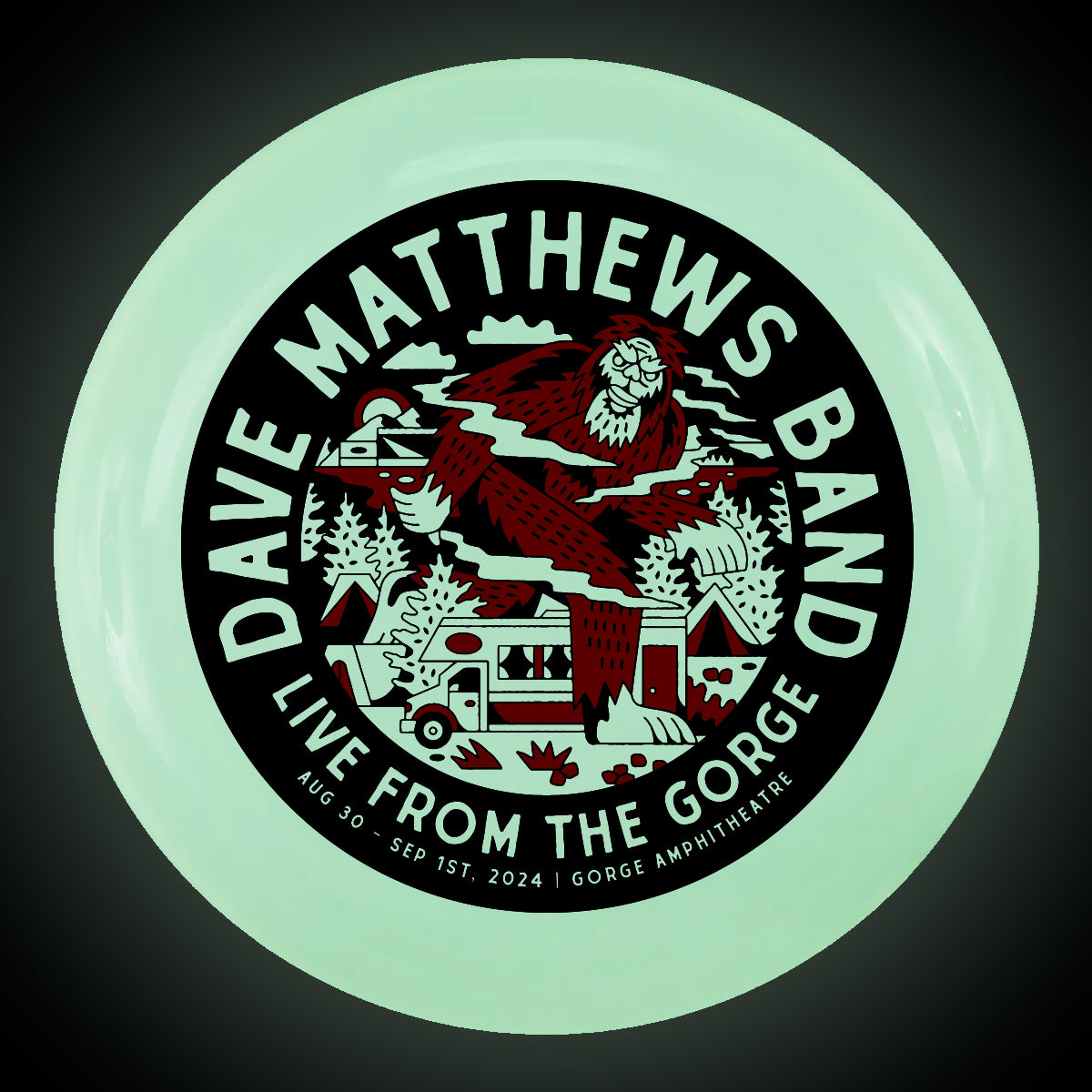 DMB Gorge Event Frisbee