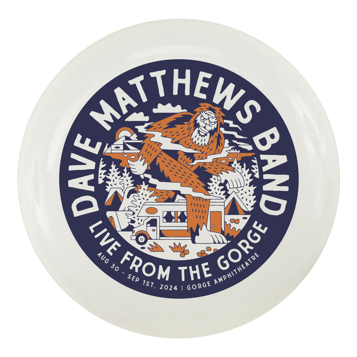DMB Gorge Event Frisbee
