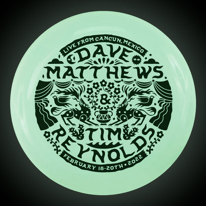 Dave and Tim Riviera Maya Green Frisbee