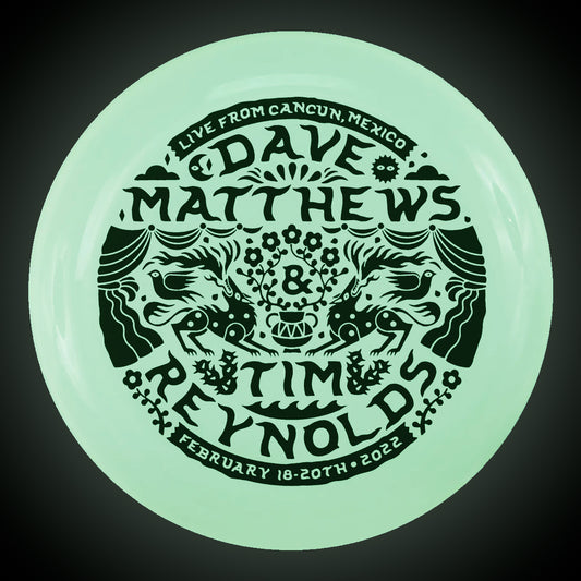 Dave and Tim Riviera Maya Green Frisbee