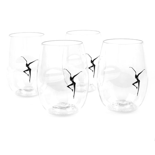 DMB Firedancer GoVino Wine Glasses (set of 2 )