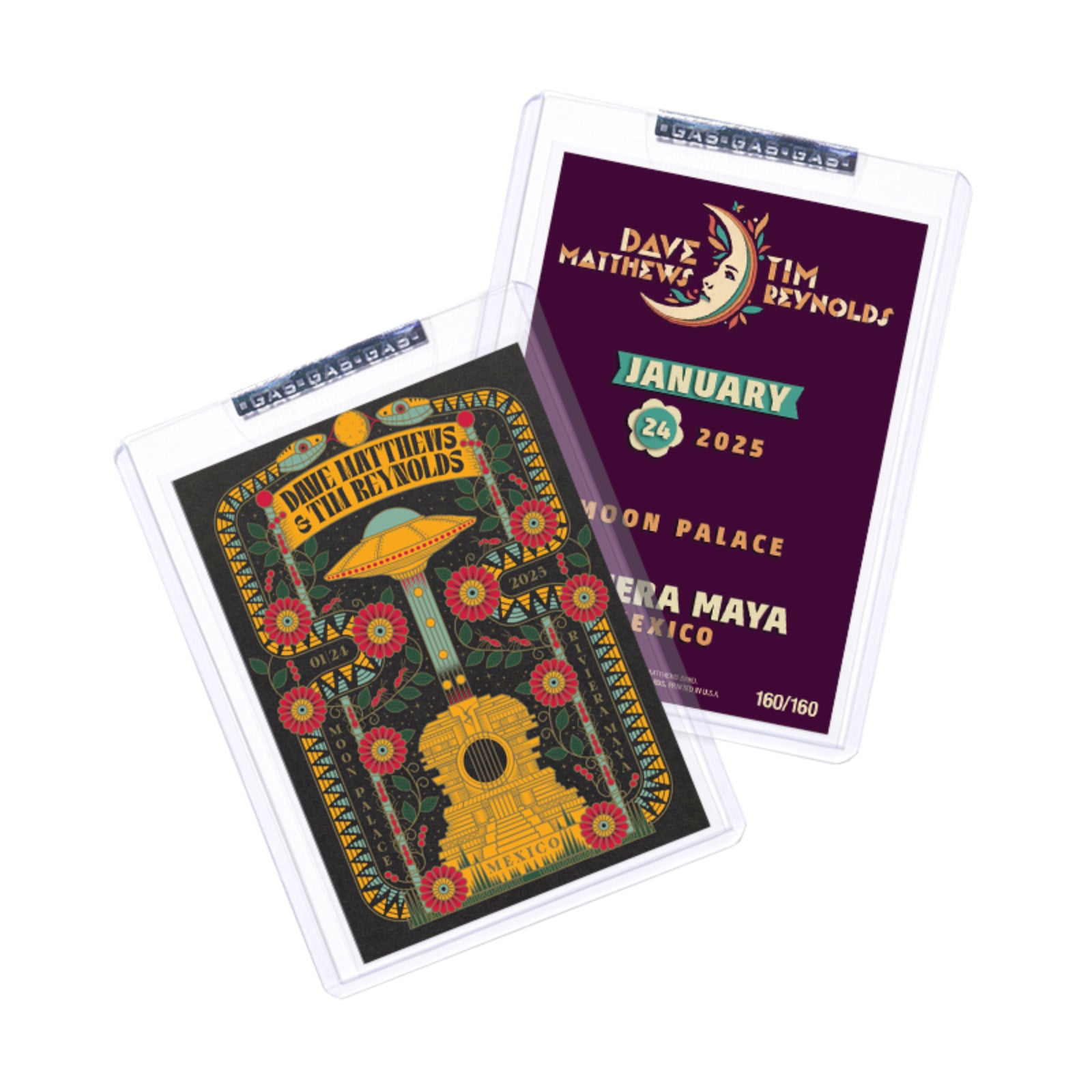 Cancun, QR Setlist Trading Card Jan. 24, 2025 – Dave Matthews Band