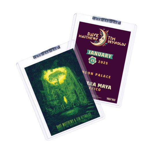 Cancun, QR Setlist Trading Card Jan. 25, 2025