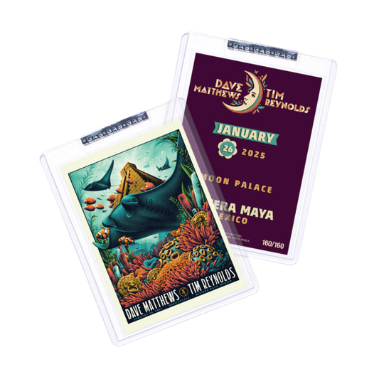 Cancun, QR Setlist Trading Card Jan. 26, 2025