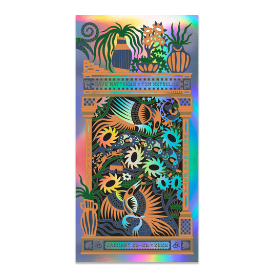 Dave & Tim 2025 Event Poster - Triptych N3 Panel FOIL Variant