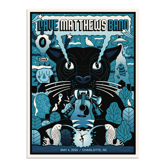 DMB Event Poster Charlotte, NC 5/4