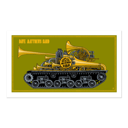 DMB Show Poster - Gilford, NH 7/12/2016