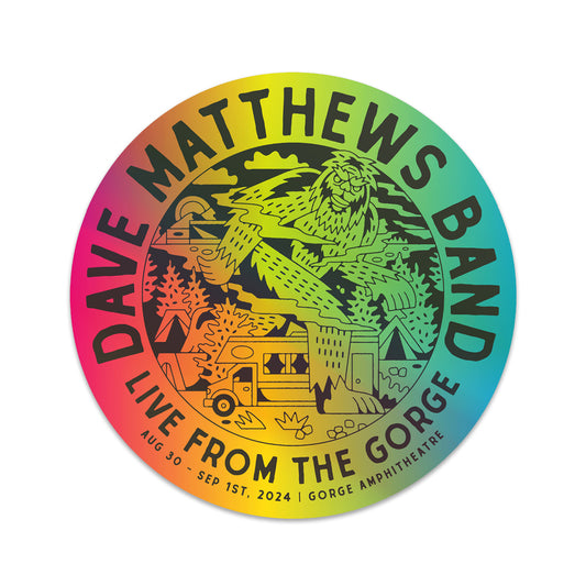 Gorge 2024 Holographic Foil Sticker