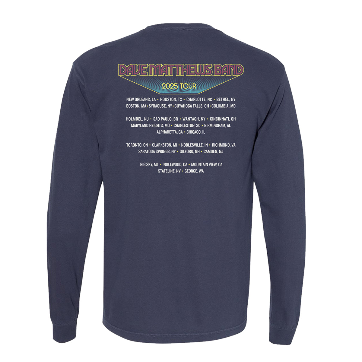 2025 Tour Long Sleeve Tee