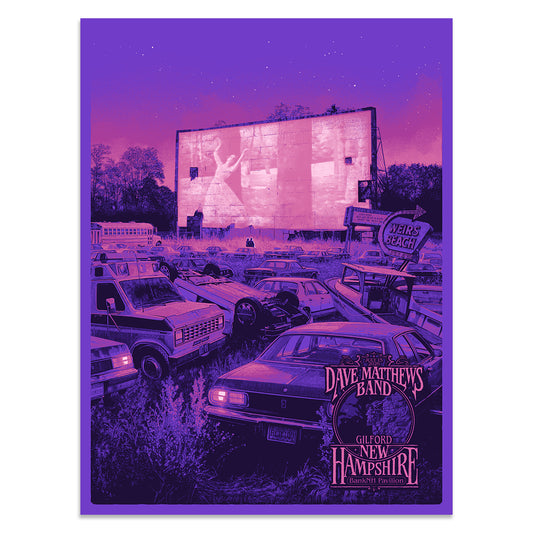 DMB Show Poster Gilford, NH 07/15/2026