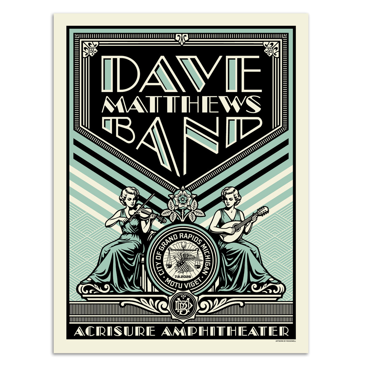 DMB Show Poster Grand Rapids, MI 07/08/2026