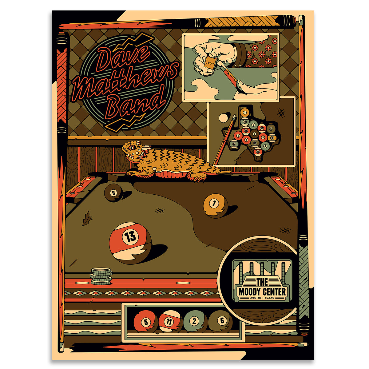 DMB Show Poster Austin, TX 05/11/2026