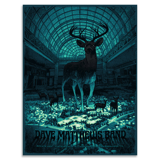 DMB Show Poster The Woodlands, TX 05/08/2026