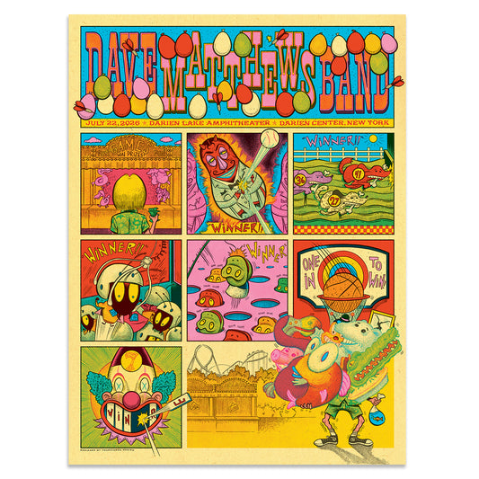 DMB Show Poster Darien Center, NY 07/22/2026