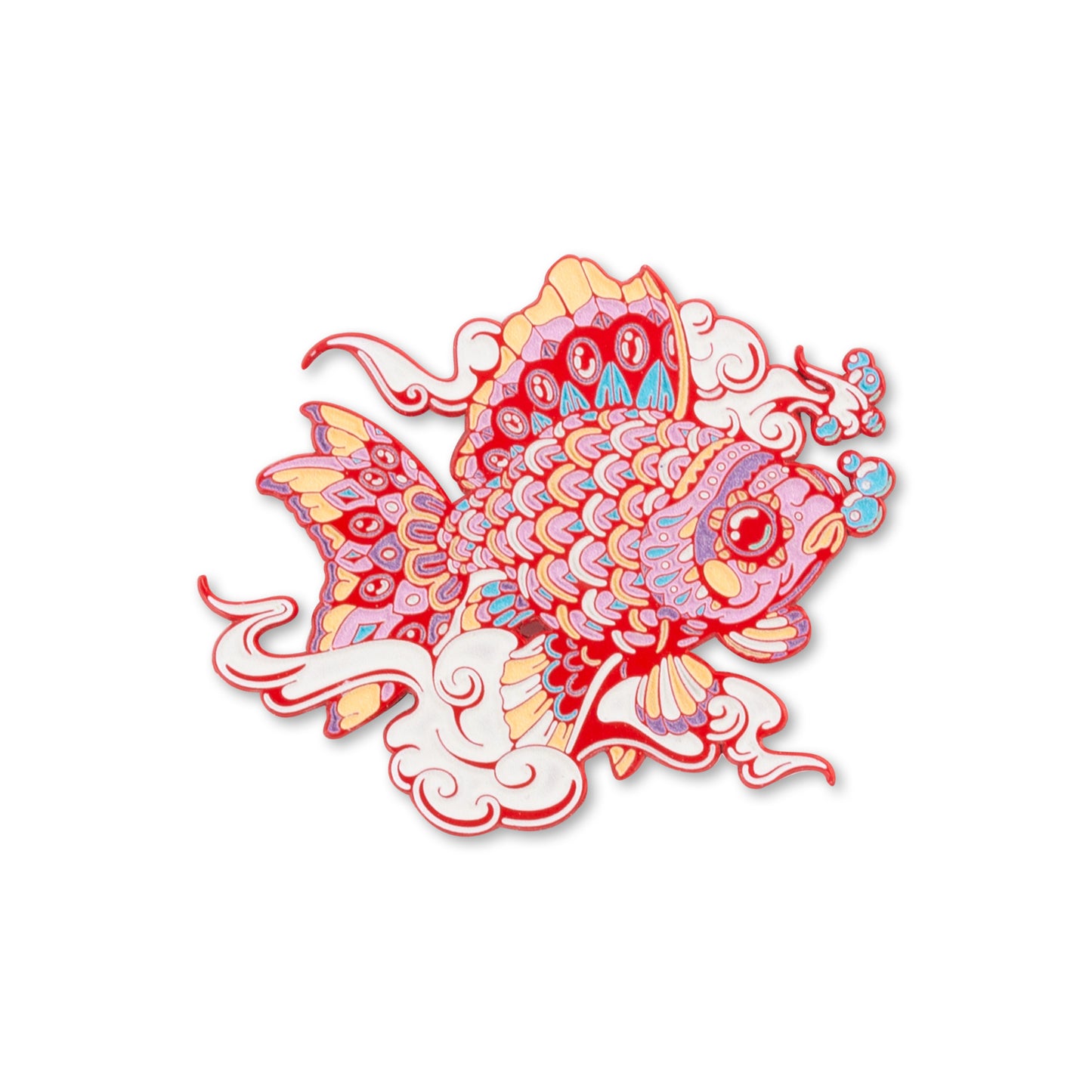 DMB x Bioworkz Big Eyed Fish Pin (Spray Red)