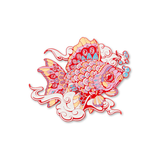 DMB x Bioworkz Big Eyed Fish Pin (Spray Red)