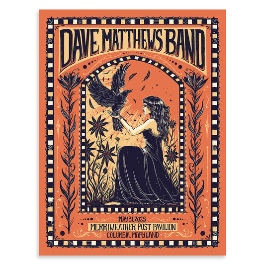 DMB Show Poster Columbia, MD 05.31.2025