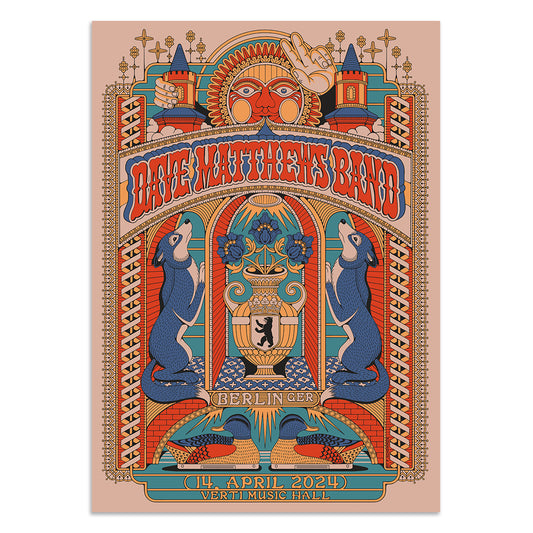 DMB Show Poster Berlin, DE 4/14/2024