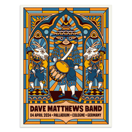 DMB Show Poster Cologne, DE 4/4/2024