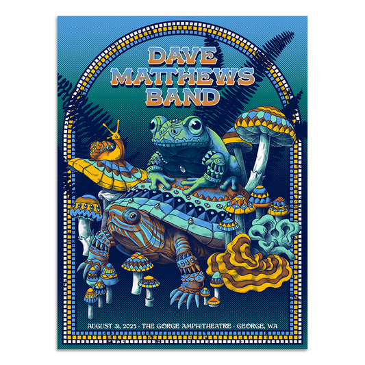 DMB Show Poster George, WA 08.31.2025