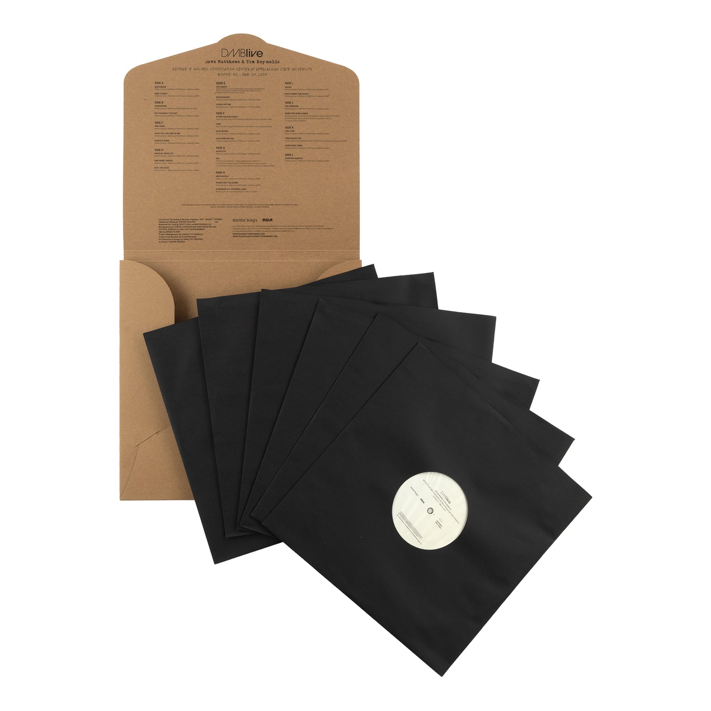 DMBLive - Appalachian State University - Boone, NC - 03/29/2003 - Vinyl